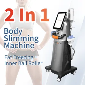 4 maniglie 2 in 1 rimozione cellulite rullo crio slim machine Cool Tech scolpire grasso macchina di congelamento criolipolisis per il corpo del viso