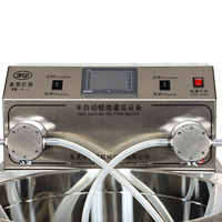 Halbautomatische Kerzen-Doppeldüsenpumpe Flüssigkeits-Abfüllmaschine für Essig Wachs-Gießmaschine Preisgünstig Einfach zu Bedienen Beliebt in China