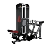 Rameur hydraulique Smooth Glide Fitness à cylindres, ergomètre multi-angles à charge par pignon, ensemble complet d'équipements pour salle de sport