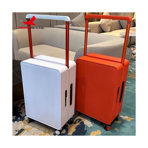 Gift Custom Factory Price Luxury 360 Spinner <b>Wheels</b> Wide Handle Luggage Case Travel Smart Carry on PC Suitcases <b>with</b> TSA <b>Lock</b> - Product Image 1