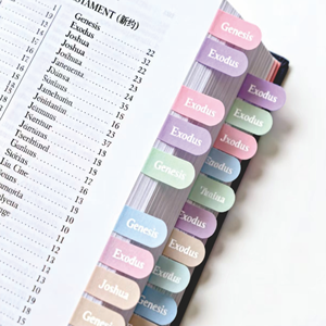 Onglets de <span class=keywords><strong>Bible</strong></span> personnalisés en vinyle imperméable pour l'<span class=keywords><strong>Ancien</strong></span> <span class=keywords><strong>et</strong></span> le <span class=keywords><strong>Nouveau</strong></span> <span class=keywords><strong>Testament</strong></span>, cadeau chrétien avec 66 onglets - Product Image 6
