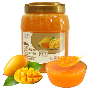 Concentré de jus de mangue en gros pour la production de sirop de fruits frais pour bubble tea, certifié HACCP, conditionnement en bouteille - Product Image 1