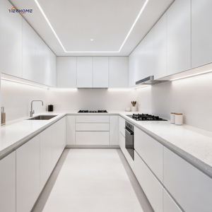 Mobili da <span class=keywords><strong>Cucina</strong></span> Moderni per Appartamenti, Design d'Interni Completo con Servizio di Rendering 3D Integrato - Product Image 3