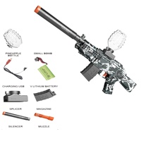 KK NEW AK47 Pistolet à billes électriques 7-8mm, jouet pour garçons, divertissement en plein air, sûr et respectueux de l'environnement, 14+ ans
