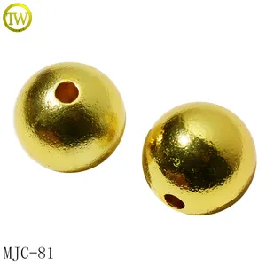 Benutzer definierte Gold Name Metall perlen machen runde gravierte Logo Charms Anhänger für Haarschmuck