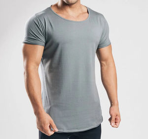 <b>Black</b> Color Custom Design Muscle Fit Sport Wear Gym Fitness <b>Short</b> <b>Sleeve</b> T <b>Shirt</b> <b>Men</b> Tee - Product Image 3