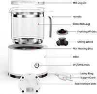 Mousseur à lait électrique en acier inoxydable écologique, chaud/froid, chauffe-café et mousseur automatique pour Macchiato – Vente en gros