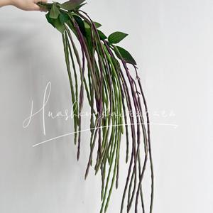 <b>Artificial</b> Long Beans <b>Bouquet</b> Green PVC Wedding Decor Indoor Use - Product Image 2