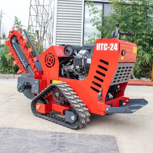 Htc-24 Mini Chain Trencher <b>Machine</b> <b>Walk</b>-behind Tracked - Product Image 4