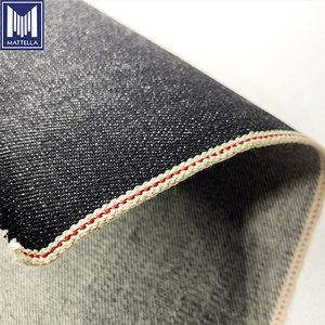 Tessuto Denim Cimosato da 14-15oz per Jeans da Uomo a Vita Media in Stile Giapponese Nero <span class=keywords><strong>Mercerizzato</strong></span> Grezzo non Lavato 100% <span class=keywords><strong>Cotone</strong></span> - Product Image 6