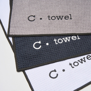 Toalla de golf Jiemeirui de microfibra de 38x61 cm, magnética, de secado rápido, absorbente de sudor, para palos y pelotas - Product Image 2