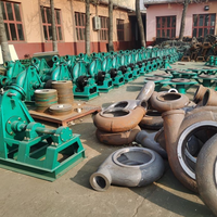 Pompe centrifuge de dragage de 6 pouces, entraînée par un moteur/moteur diesel, adaptée à l'extraction de l'or et au transport de boues à haute concentration