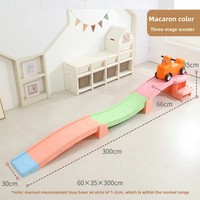 Montagnes russes à trois étages pour enfants, pour l'intérieur et l'extérieur, jouet de glisse sensoriel pour tout-petits, fabriqué en plastique durable