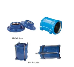 PE/PVC quick adapter and split collar and Gibault Joint