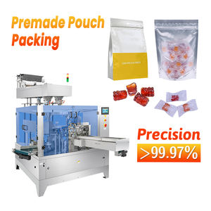 Máquina Automática para Contar y Envasar Gomitas en Bolsas Preformadas, Máquina de Llenado y Empaquetado de Gomitas en Bolsas Doypack con Cierre - Product Image 1