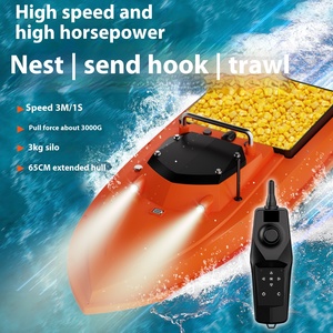 Nouveau bateau <span class=keywords><strong>de</strong></span> pêche en plastique 12 volts haute vitesse et haute puissance avec double antenne, pour la distribution automatique <span class=keywords><strong>de</strong></span> leurres artificiels à grande échelle - Product Image 6