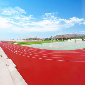 Cojín elástico de 13mm certificado por INOLP IAAF, suelo deportivo, colores personalizados, gránulos de EPDM reciclables, pista de correr permeable al aire - Product Image 1