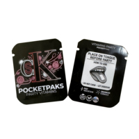 Petits sachets d'emballage 4*5cm, scellés sur 3 côtés, mini pochettes, emballage personnalisé en sachet Mylar