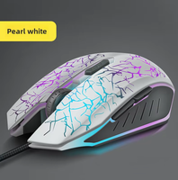 Mouse Gaming Berkabel Laris Manis Desain Ergonomis Lampu RGB Berpendar 1600 DPI Presisi Tinggi untuk Komputer Laptop Desktop