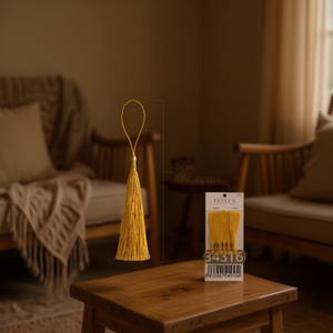 Ilan Flecos Frange con Nappine Gialle 8Cm, Confezione da 6 Pezzi (Approssimativamente) - Product Image 3