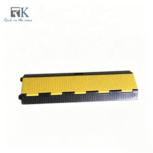 High Quality Cable Ramp Rubber Cable Protector 1 2 3 4 <b>5</b> Channels Cable Protector Safety Cable Ramp for Outdoor - Product Image 1