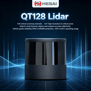 Hesai QT128 LiDAR มุมมองกว้างพิเศษแนวตั้ง สำหรับการขับขี่อัตโนมัติระดับ L4 และระบบ ADAS - Product Image 1