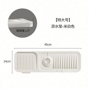 Tapis de protection anti-éclaboussures en silicone pour évier de cuisine avec support pour éponge - Product Image 4