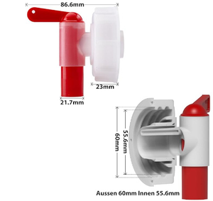 <span class=keywords><strong>Robinet</strong></span> en plastique de haute qualité pour <span class=keywords><strong>bidon</strong></span>, jerrycan, seau, seau à <span class=keywords><strong>eau</strong></span>, conforme à la norme DIN61 - Product Image 3