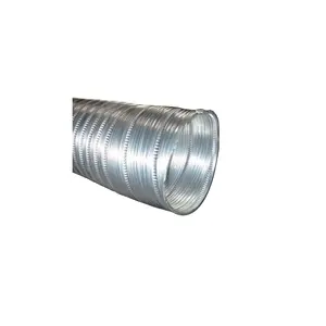 Aluminium-Wellrohr kanal HVAC-Isolier typen für flexible Kanal lüftungs kanäle