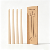Bougies coniques colorées de luxe personnalisées pour la décoration de Noël à la maison