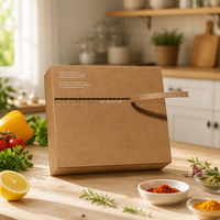 Boîte personnalisée à fermeture éclair avec bande déchirable pour mouchoirs en papier Emballage biodégradable cosmétique Boîte postale design Vente pour expédition