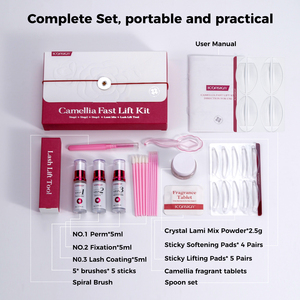 ICONSIGN Pump Camellia Cysteamine Korean Lash Lift Glueless Lashlift Lami Mix Powder Wimper Eyelash Lifting <span class=keywords><strong>Kit</strong></span> for Salon - Product Image 4