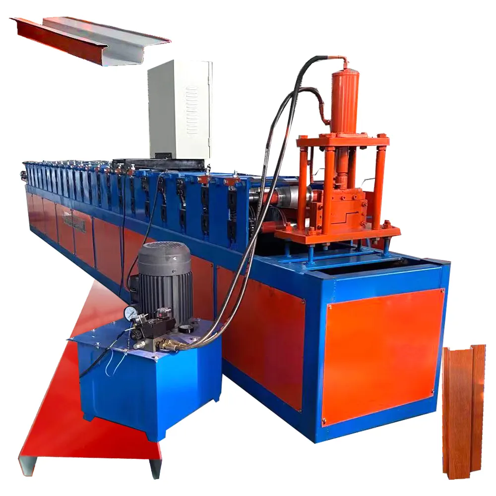 Fully Automatic Aluminium Gusset Plate Cold Roll Forming Machine Gusset Plate Making Machine for Billboard
