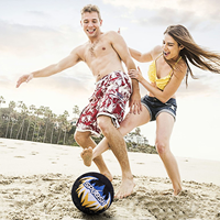 Win.max WMB10569H Taille 5 Ballons de plage gonflables en néoprène au design tendance pour jeux de piscine, taille personnalisable