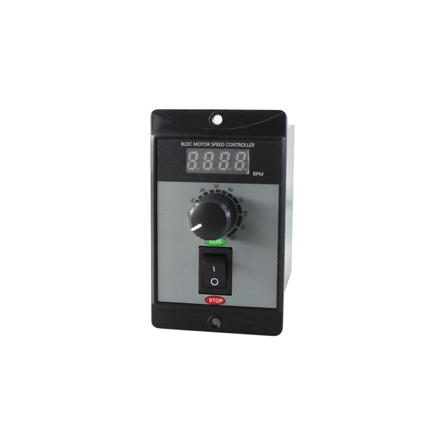 110VAC~220VAC 120W Easy Operate Brushless Motor Driver Controller Wide Speed Range with Digital Display Readout