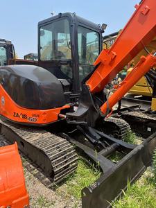 Excavatrice d'occasion en excellent état Hitachi ZX60 Mini 6 tonnes, pelle hydraulique sur chenilles d'occasion ZX35U ZX70 ZX120 en stock - Product Image 6