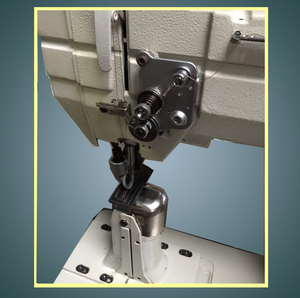 Máquina de Coser Pequeña de Una Aguja Tipo Post-Bed con Alimentación de Rueda para Fabricación de Calzado - Product Image 4