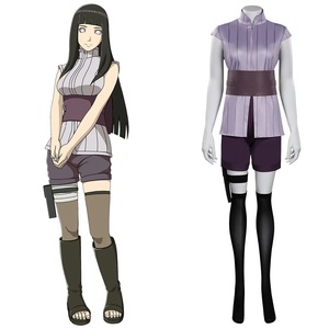 Costume Cosplay Anime High Winds Hinata <span class=keywords><strong>Shippuden</strong></span>, Completo Corto da Donna, Set Completo di Componenti per Abbigliamento - Product Image 3