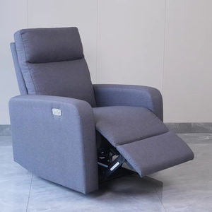 Sillón Reclinable Eléctrico Giratorio Gris Resistente al por Mayor para Uso en Hoteles, Hospitales y Villas con Cargador USB Tipo C - Product Image 1