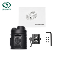 50Hz Thermal Imaging Scope Rangefinder 320x240 12um Pulse 275g Mini Infrared Monocular Berburu Luar Ruangan Tahan Air IP65