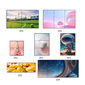 Tường LCD <span class=keywords><strong>video</strong></span> 4K thương mại nối bảng điều chỉnh màn hình quảng cáo với đồ họa hiển thị tủ màn hình cho Câu lạc bộ bóng đá - Product Image 5