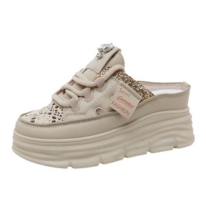 Sandales d'été décontractées pour femmes à semelle épaisse compensé<span class=keywords><strong>e</strong></span>, respirantes et antidérapantes - Product Image 5