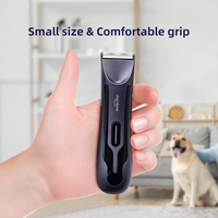 Tondeuse professionnelle pour animaux de compagnie Shernbao PGT-420 en acier inoxydable, haute vitesse, faible bruit, tondeuse pour chien portable