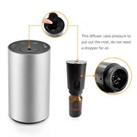 Diffuseur d'huiles essentielles portable professionnel en plastique rechargeable de 10 ml sans eau, nébuliseur d'aromathérapie, machine de diffusion de parfum pour la maison