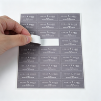 Impression sur une page entière, logo personnalisé, étiquettes adhésives d'aromathérapie pour flacon de parfum