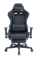 Chaise de jeu pivotante pliable et confortable RJ-8606 avec repose-pieds pour les joueurs