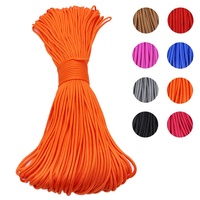 100m Outdoor Emergency Survival Fallschirm schnur Robustes Polyester für Paracord für Armbänder und Lan yards