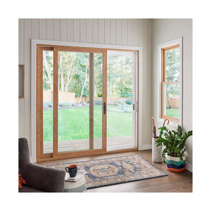 Porte coulissante en aluminium Design moderne Charnière intérieure Standard australien Porte coulissante battante en aluminium pour patio - Product Image 4