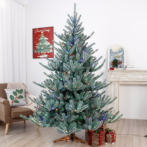 Albero di <span class=keywords><strong>Natale</strong></span> Bianco da 150 cm in PVC, Grandi Forniture per Decorazioni Natalizie - Product Image 2