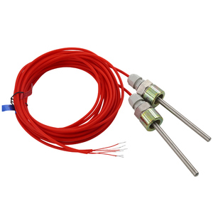 PT100 nhiệt kháng pt1000 Silicone dây nhiệt kế cấp thực phẩm đưa vào Đầu dò nhiệt độ đất - Product Image 2